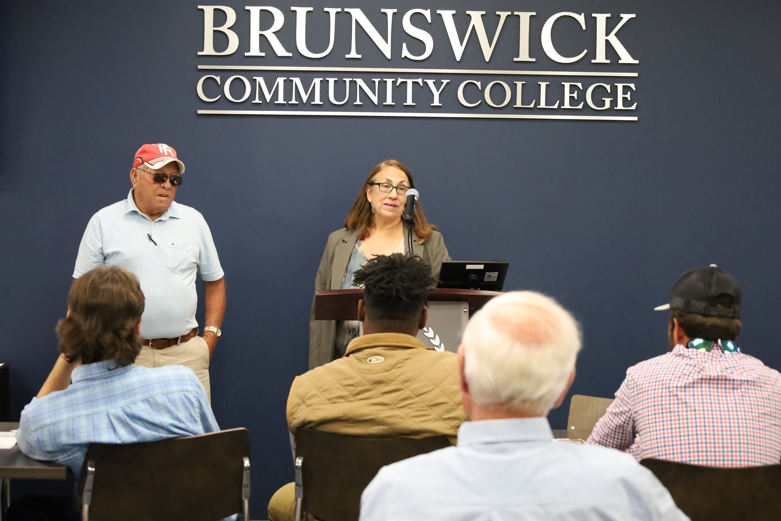 Photo of student at Lineworker graduation ceremony