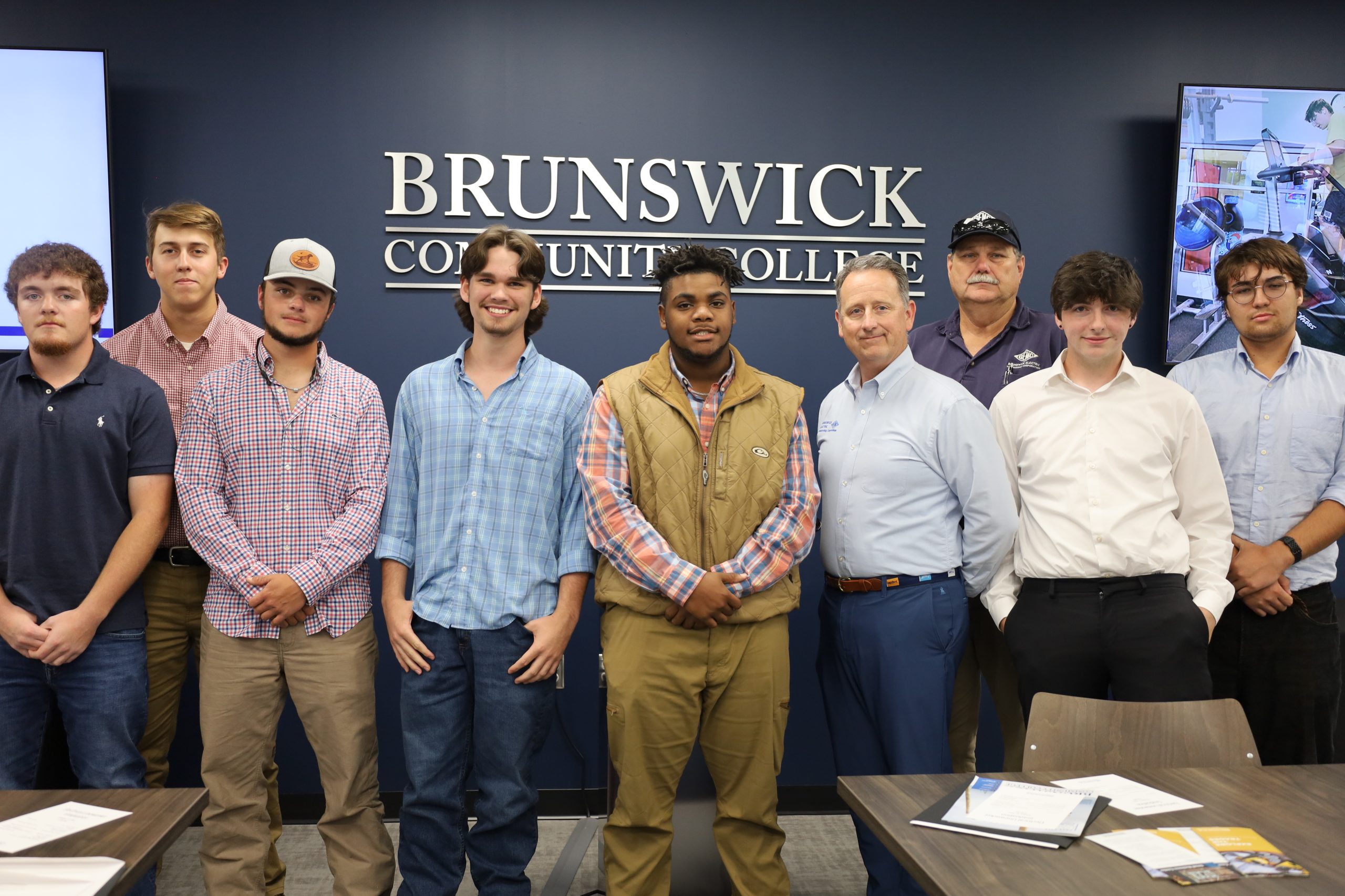 Photo of student at Lineworker graduation ceremony