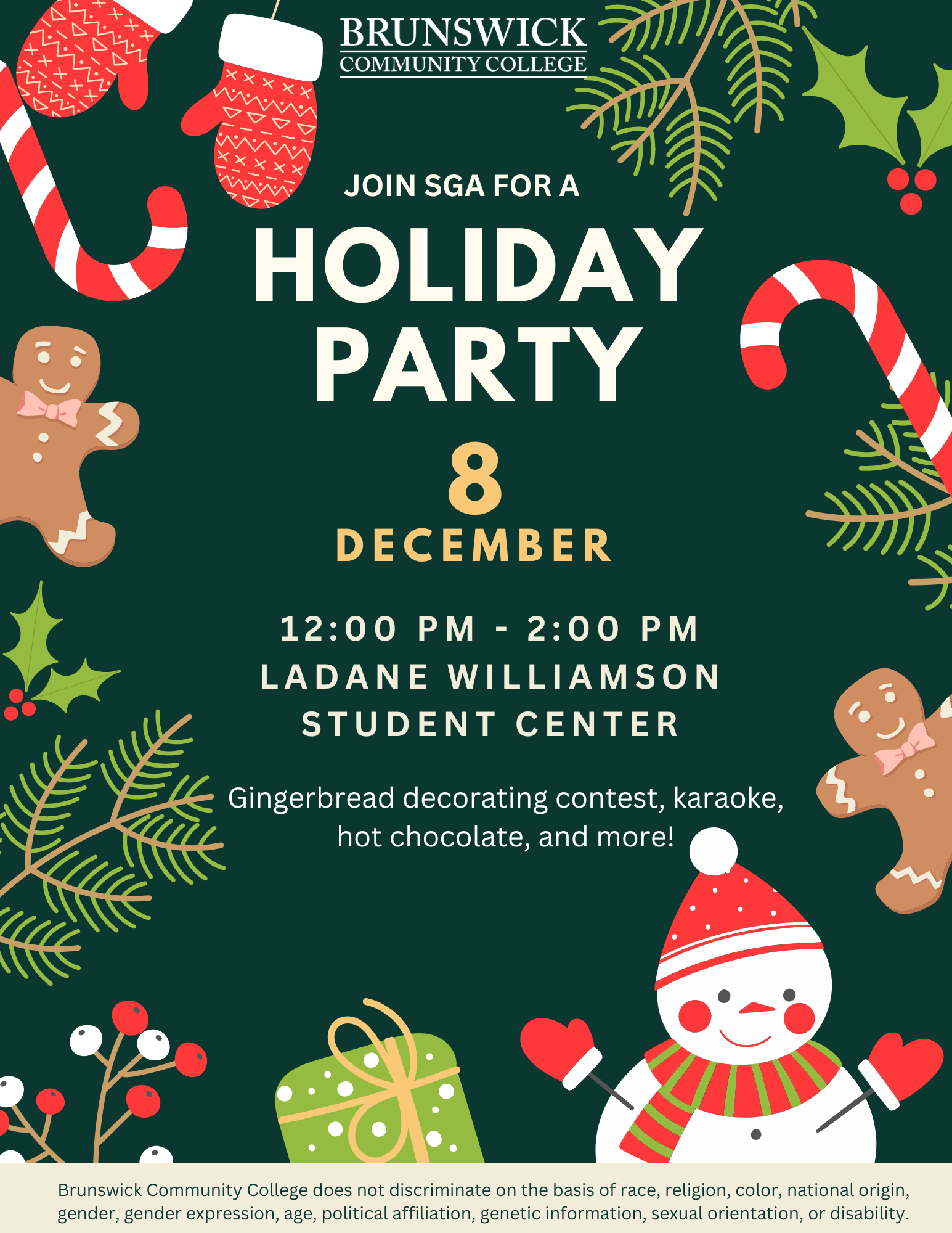 holiday party flyer