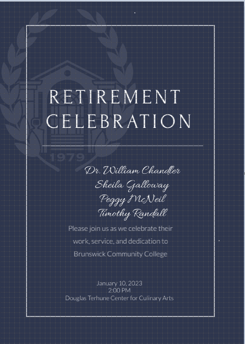 Retirement Celebration Invitation