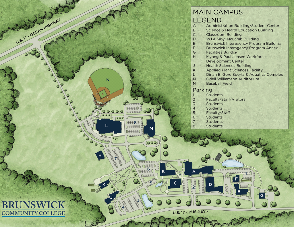 Campus Map and Directions Brunswick Community College