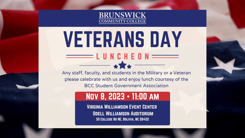 Veterans Day Luncheon Flyer