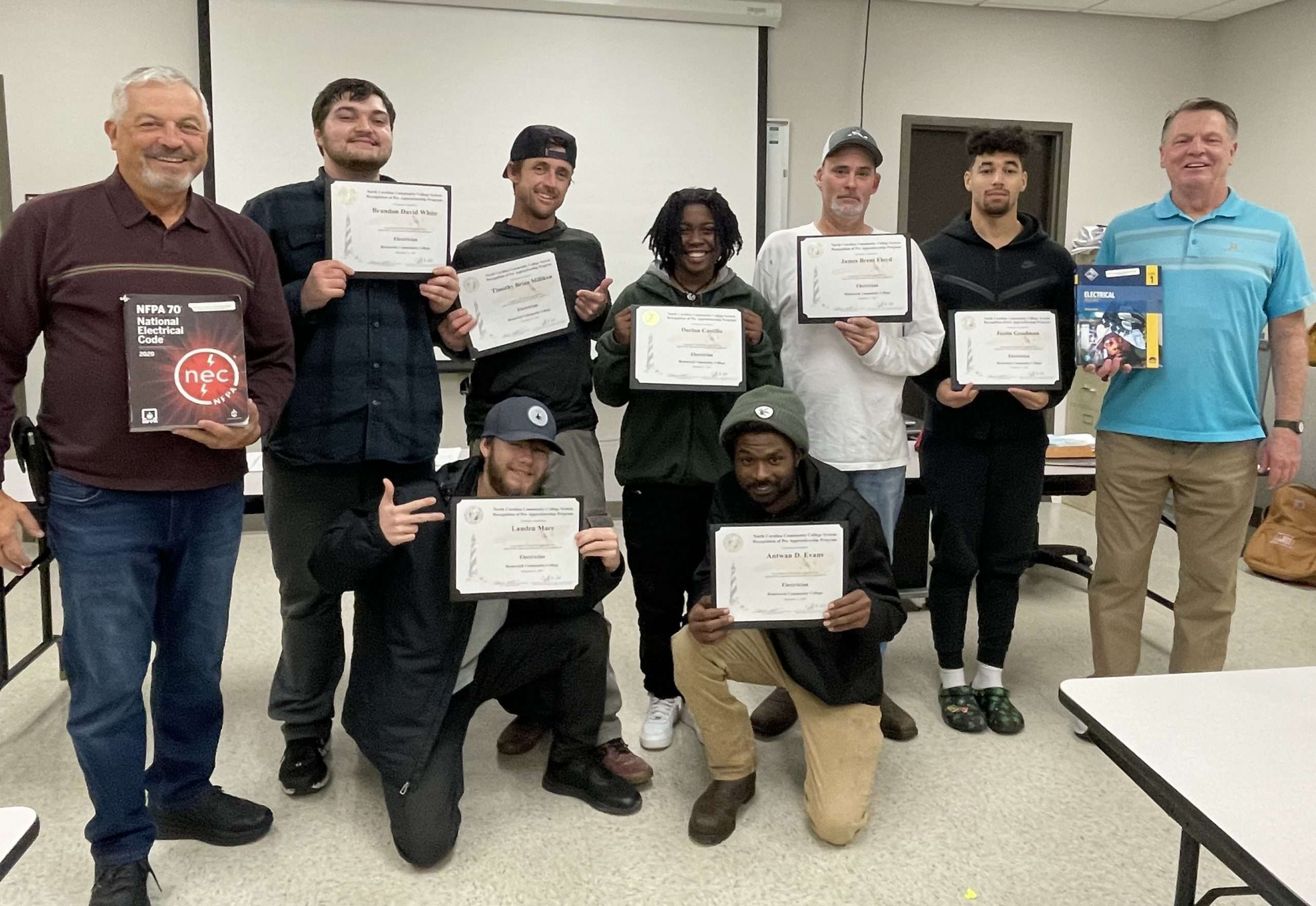 BCC Graduates First Electrical Pre-Apprenticeship Class