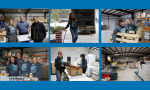 collage of employees performing community service on MLK Day