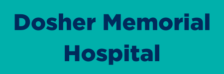 Dosher Memorial Hospital teal sponsor