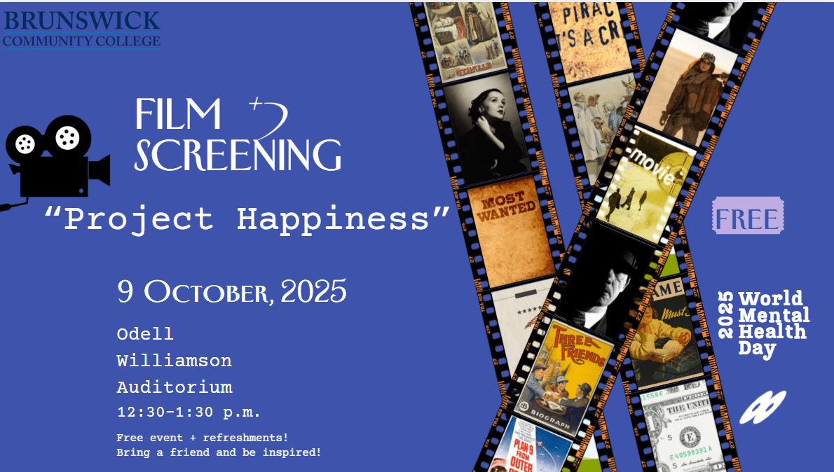 invitation to a movie screening in honor of World Mental health day