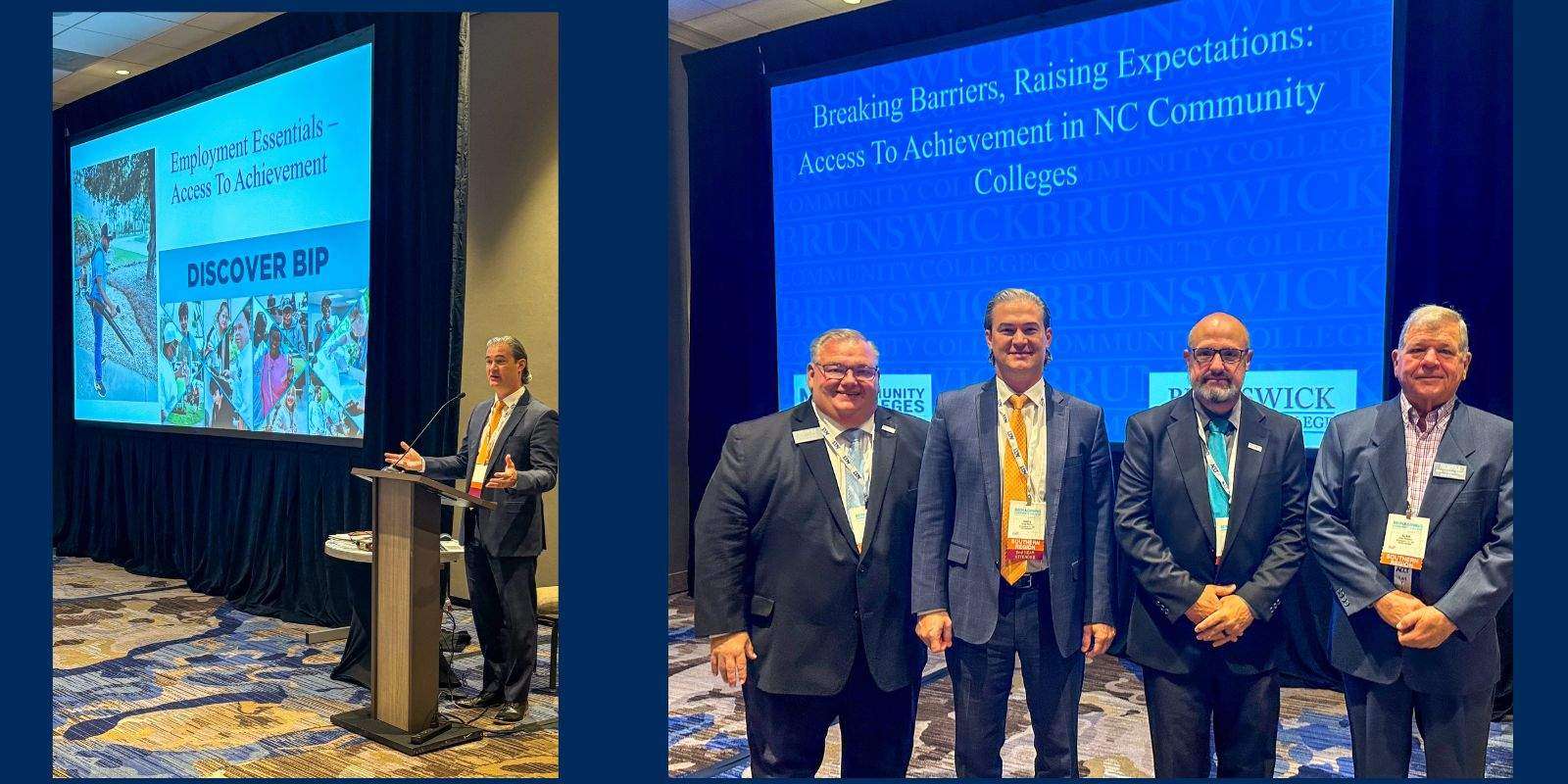 BCC leadership presenting at the ACCT Congress