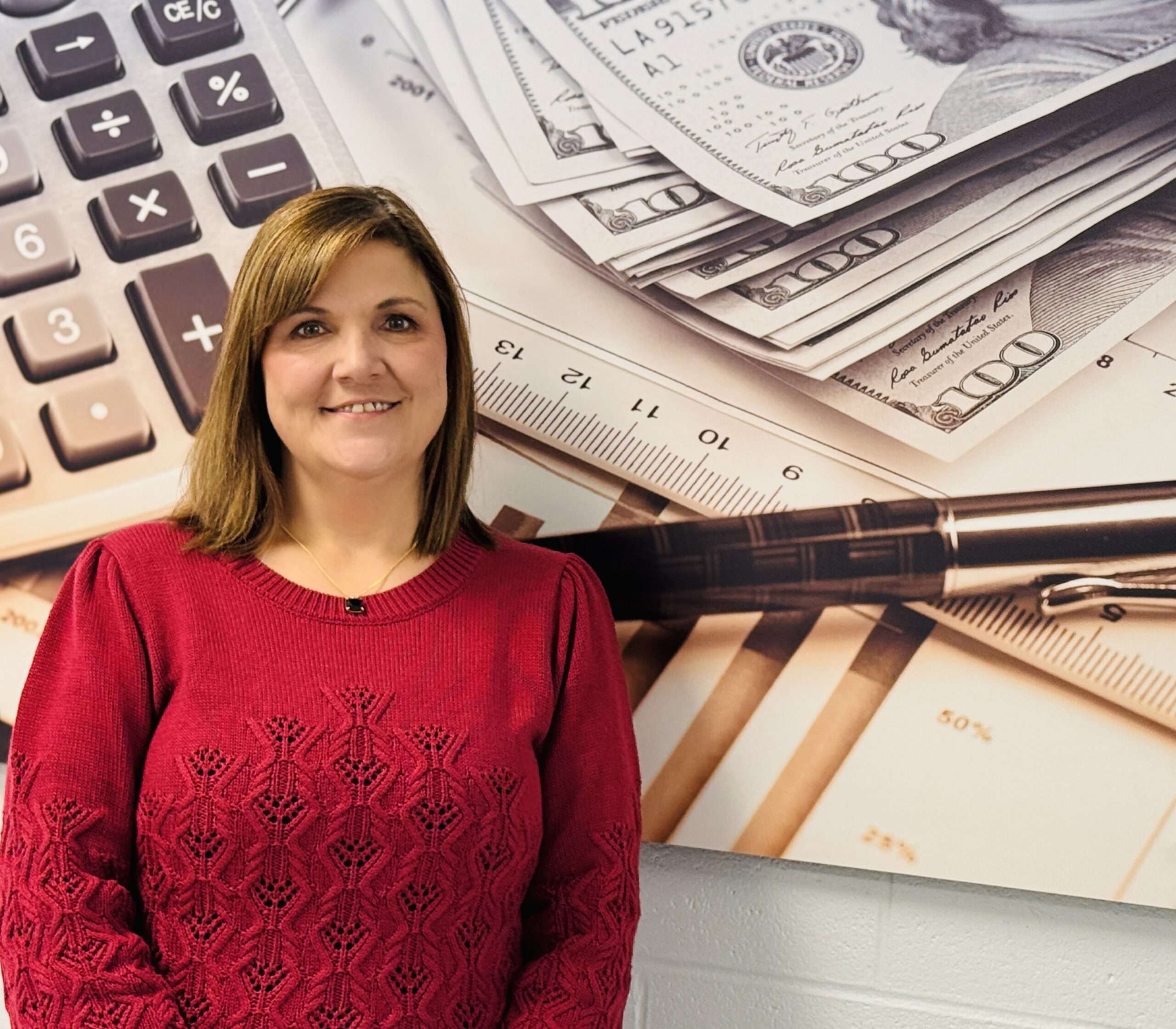 Robin McCann smiling at the camera