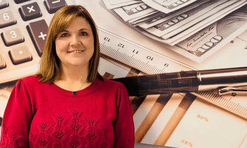 Robin McCann smiling at the camera