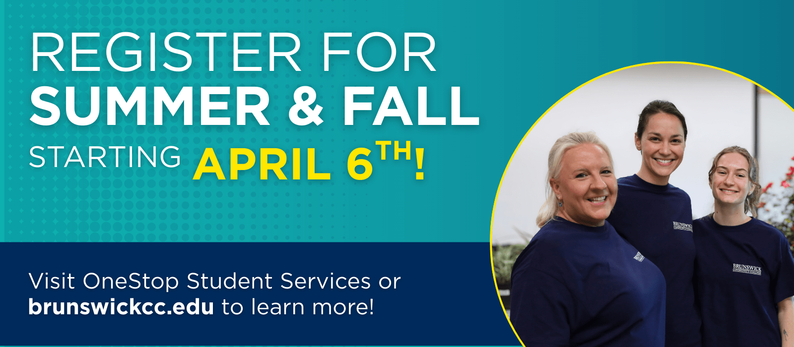 Three horticulture students 